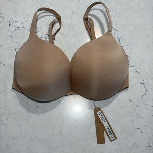 SKIMS Ultimate Collection Teardrop push up plunge bra 34DD in Clay